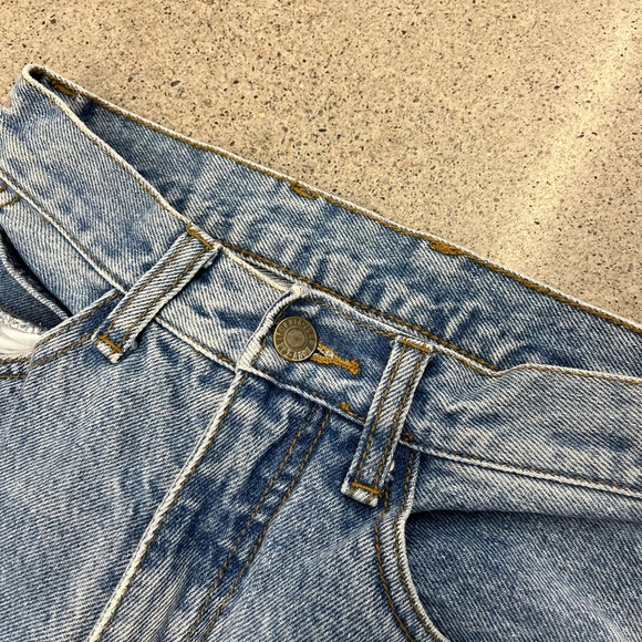 John Galt Brandy Melville High Waisted Light Blue Denim Jeans Women's Small - Picture 6 of 7